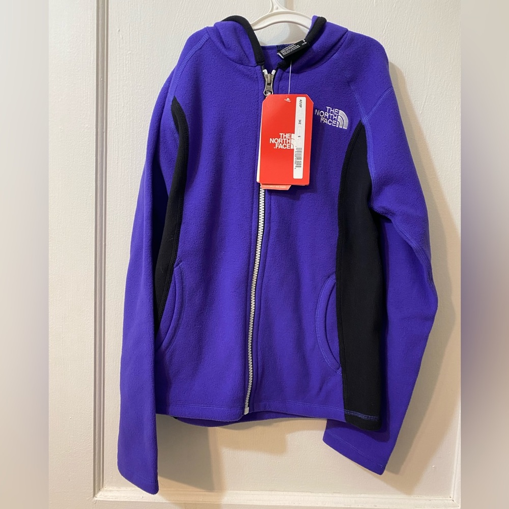 NWT Girls North Face Fleece Zip Hoodie